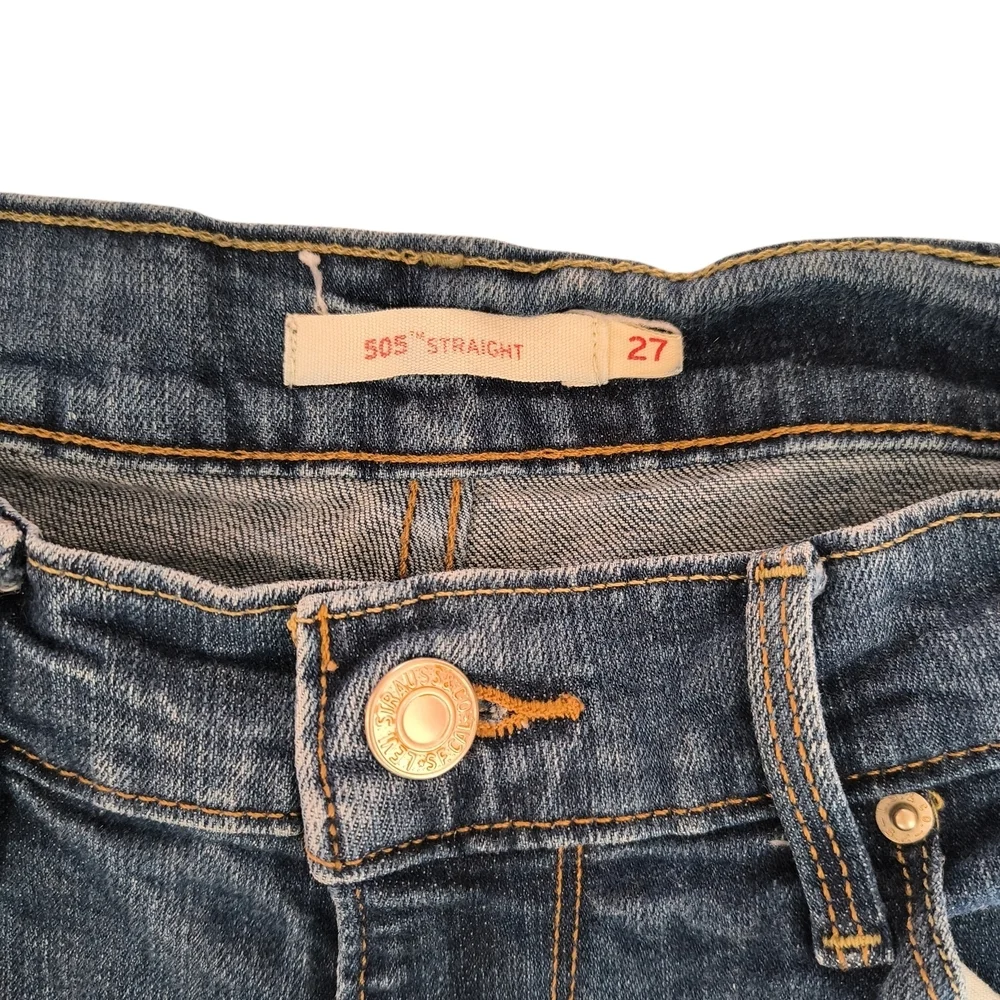 Levi's 505 Straight-Leg Jeans Size 27